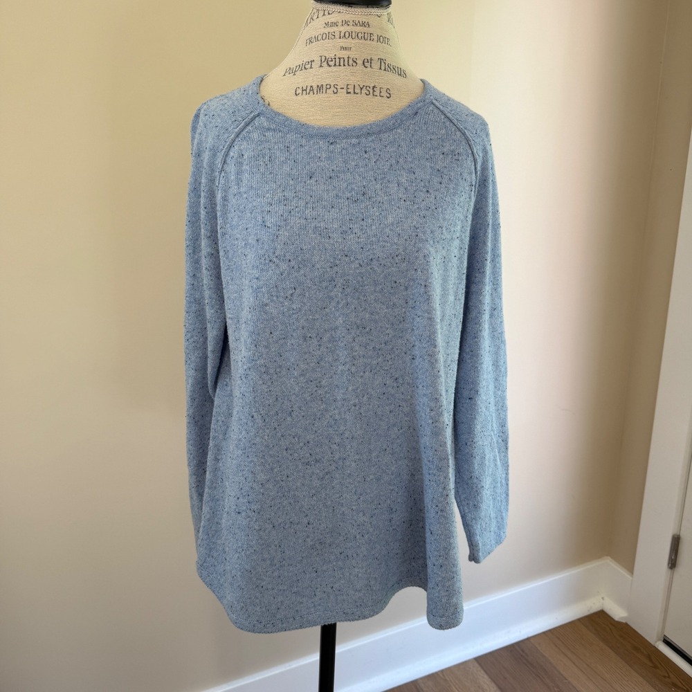 Karen Scott Women's Light Blue Crewneck Sweater Size XXL